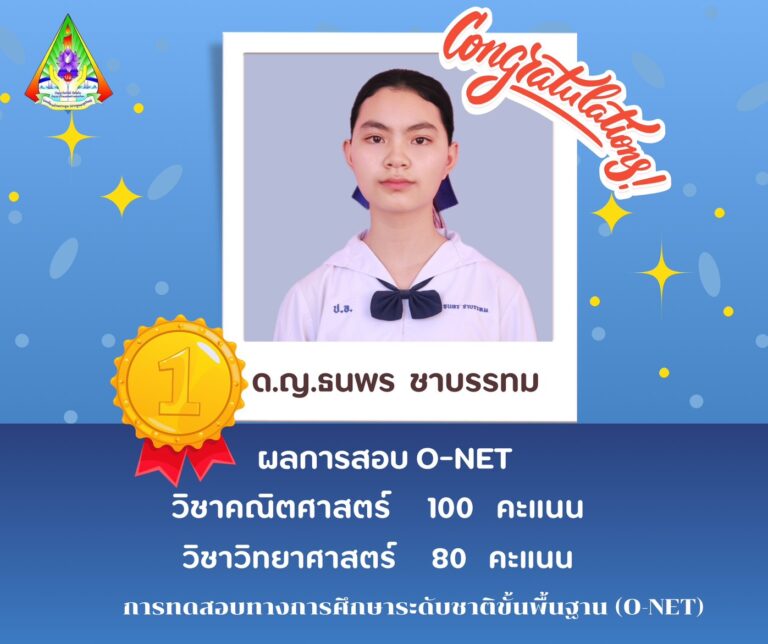 การทดสอบทางการศึกษาระดับชาติขั้นพื้นฐาน (O-NET) ในปีการศึกษา 2567